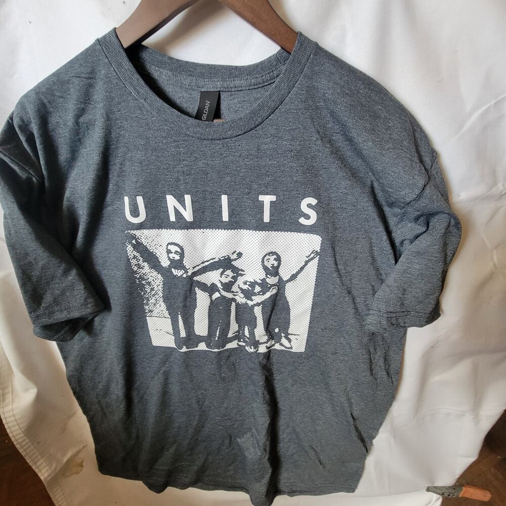 The Units band t shirt  size xl heather gray